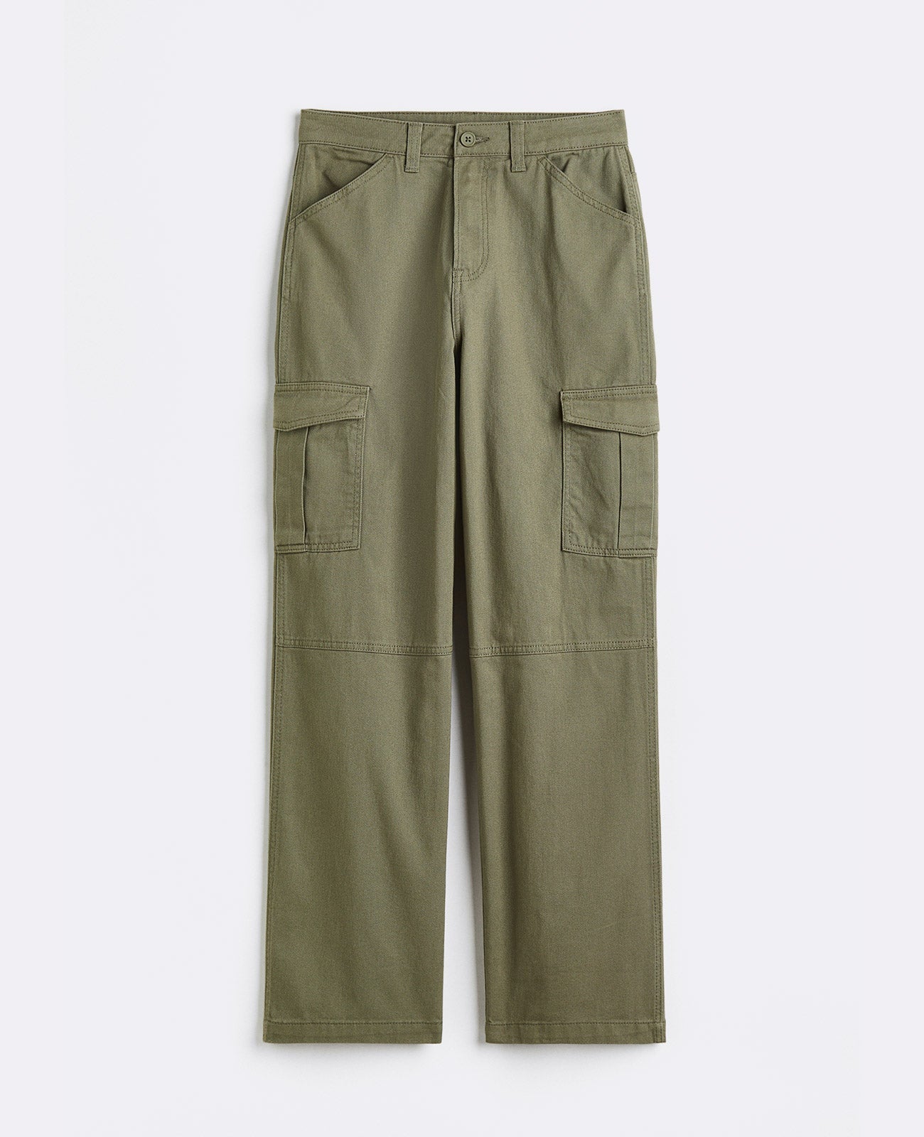 Solid Cargo Pant